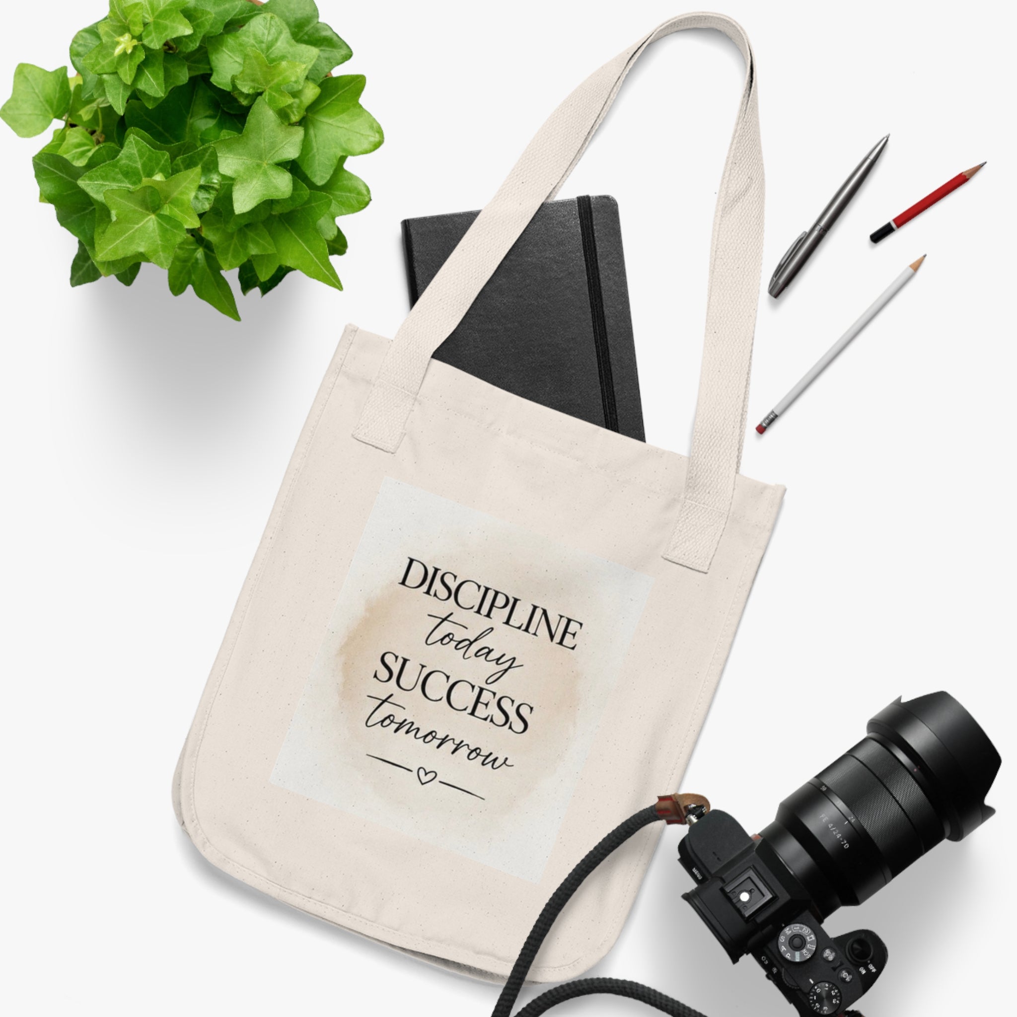 Organic Inspirational Canvas Tote Bag